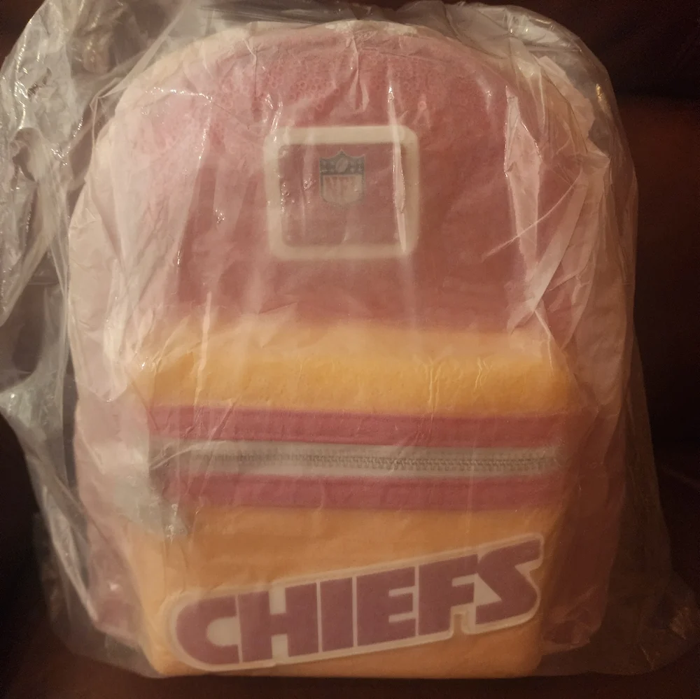 Loungefly NFL Kansas City Chiefs Sequin Mini Backpack - Picture 6 of 7